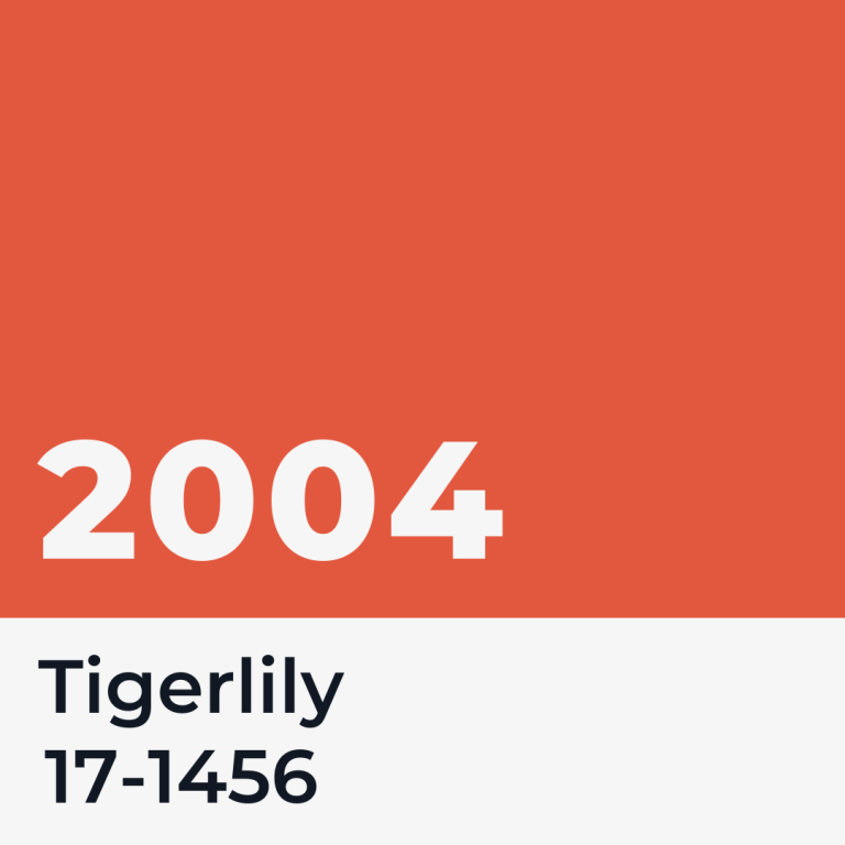 Tigerlily - the Pantone Colour of the Year for 2004