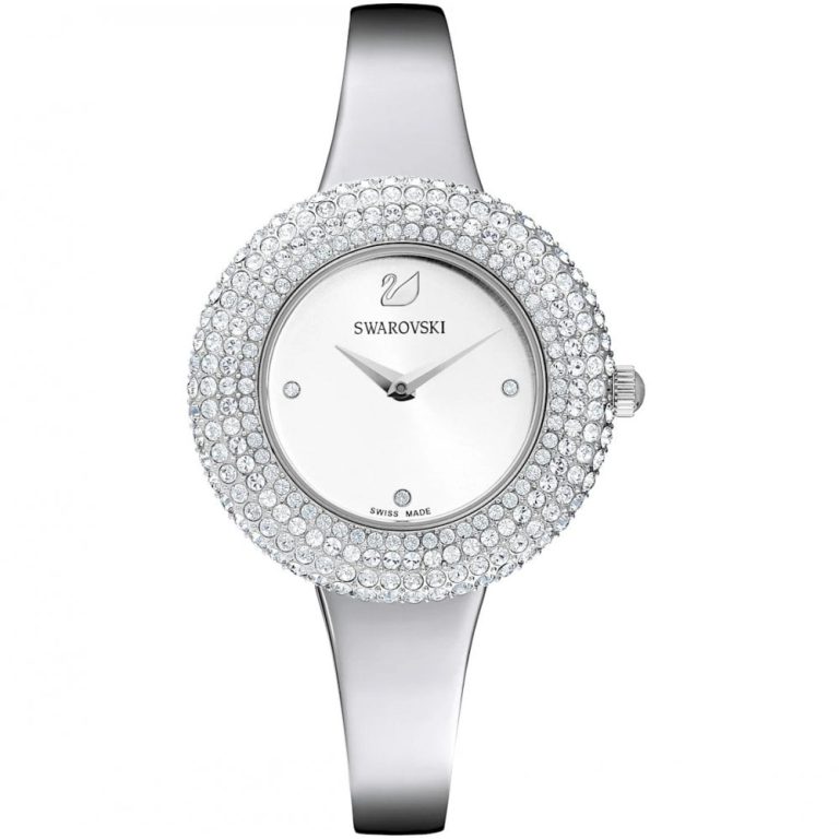swarovski crystal rose stainless steel bracelet watch 5483853 p13209 32223 image