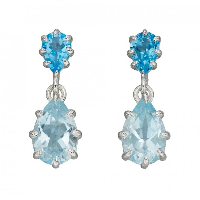 joshua james radiance silver blue topaz multi prong drop earrings p20553 57566 medium 1