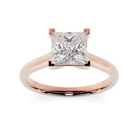 Kiera 18ct Rose Gold Engagement Ring Princess
