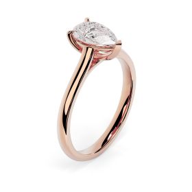 Kiera 18ct Rose Gold Engagement Ring Pear