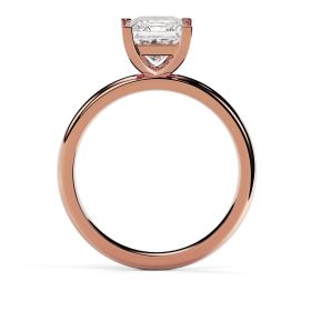 Charlotte 18ct Rose Gold Engagement Ring Princess Cut
