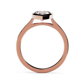 Alyssa 18ct Rose Gold Engagement Ring Marquise