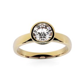 Esme 0.53ct G/VS2 Brilliant Diamond 18ct Yellow Gold Ring