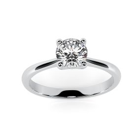 Ela 0.52ct G/VS2 Brilliant Diamond Platinum Ring