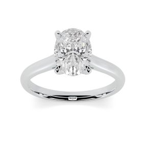 Kiera Platinum Engagement Ring Oval