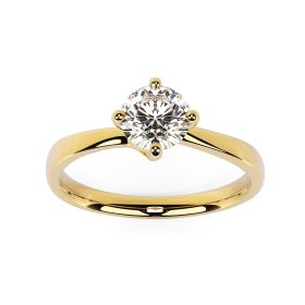 Adeline 0.50ct G/VS2 Brilliant Diamond 18ct Yellow Gold Ring