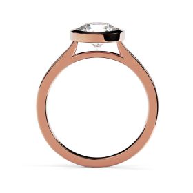Alyssa 18ct Rose Gold Engagement Ring Round
