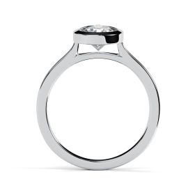 Alyssa 18ct White Gold Engagement Ring Oval