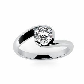 Wioleta 0.52ct G/VS2 Brilliant Diamond Platinum Ring