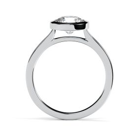 Alyssa 18ct White Gold Engagement Ring Round