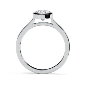 Alyssa 18ct White Gold Engagement Ring Pear