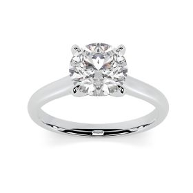 Kiera 18ct White Gold Engagement Ring Round