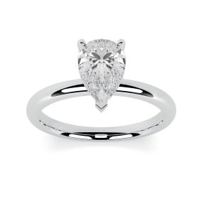 Charlotte Platinum Engagement Ring Pear