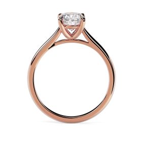 Kiera 18ct Rose Gold Engagement Ring Oval