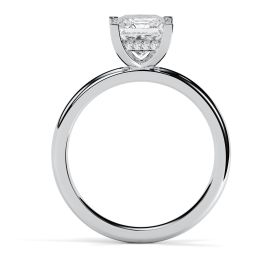 Charlotte Hidden Halo 18ct White Gold Engagement Ring Princess Cut