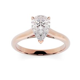 Florence 18ct Rose Gold Engagement Ring Pear