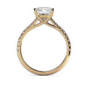 Florence Scallop 18ct Yellow Gold Engagement Ring Princess