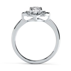 Magdalena 0.26ct E/SI1 Brilliant Diamond Platinum Ring