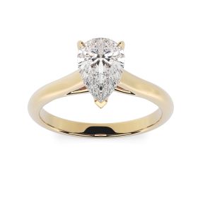 Florence 18ct Yellow Gold Engagement Ring Pear