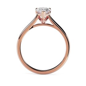 Kiera 18ct Rose Gold Engagement Ring Pear