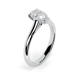 Florence Platinum Engagement Ring Pear