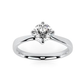 Adeline 0.25ct D/VS2 Brilliant Diamond Platinum Ring