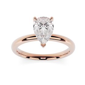 Charlotte 18ct Rose Gold Engagement Ring Pear