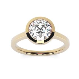 Alyssa 18ct Yellow Gold Engagement Ring Round