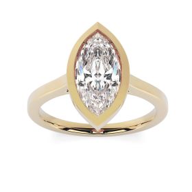 Alyssa 18ct Yellow Gold Engagement Ring Marquise
