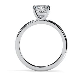 Charlotte Platinum Engagement Ring Cushion