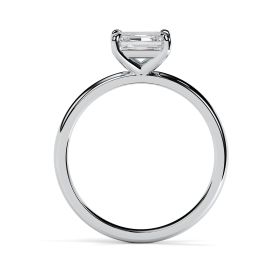 Eleanor Platinum Engagement Ring Emerald