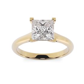 Florence 18ct Yellow Gold Engagement Ring Princess