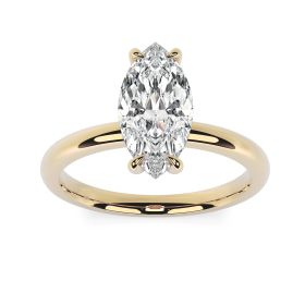 Charlotte 18ct Yellow Gold Engagement Ring Marquise