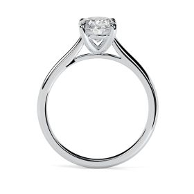 Kiera Platinum Engagement Ring Oval