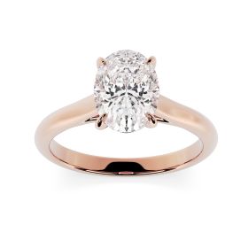 Florence 18ct Rose Gold Engagement Ring Oval