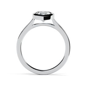 Alyssa Platinum Engagement Ring Marquise