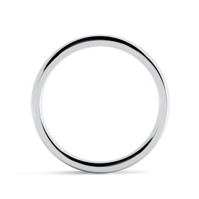 Platinum 6mm Cushion Wedding Ring