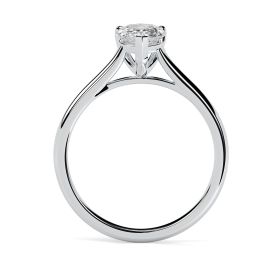 Kiera 18ct White Gold Engagement Ring Pear