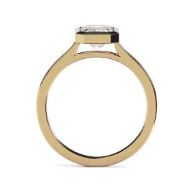 Alyssa 18ct Yellow Gold Engagement Ring Emerald