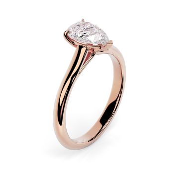 Florence 18ct Rose Gold Engagement Ring Pear