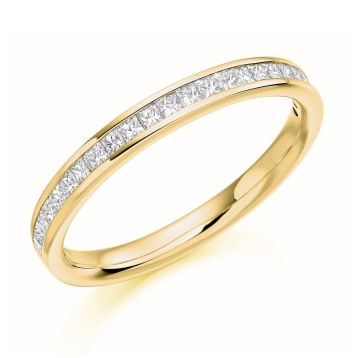 Side view of Hazel 18ct Yellow Gold 0.33ct Ring