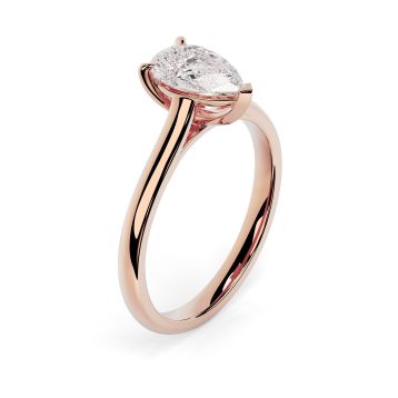 Kiera 18ct Rose Gold Engagement Ring Pear