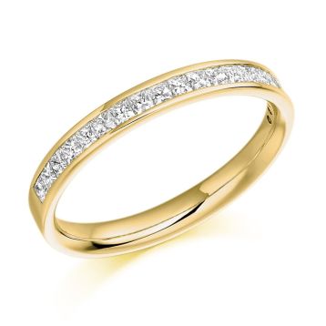 Side view of Hazel 18ct Yellow Gold 0.50ct Ring