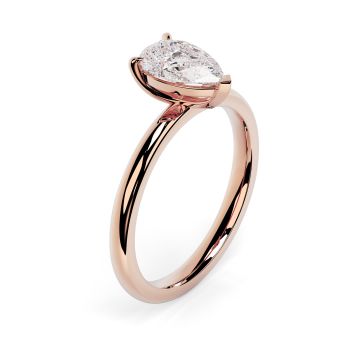 Charlotte 18ct Rose Gold Engagement Ring Pear