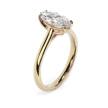 Kiera 18ct Yellow Gold Engagement Ring Marquise