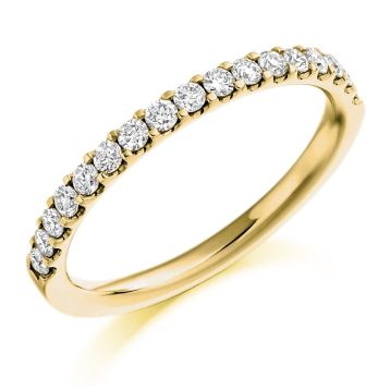 Side view of Blossom 18ct Yellow Gold 0.33ct Ring