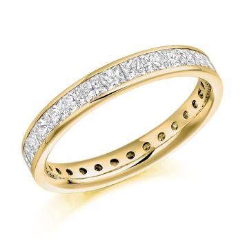 Side view of Lilac 18ct Yellow Gold 2.00ct Ring