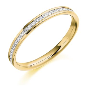 Side view of Hazel 18ct Yellow Gold 0.25ct Ring