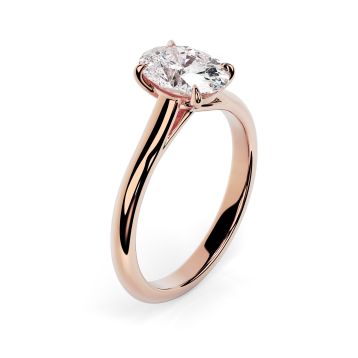 Florence 18ct Rose Gold Engagement Ring Oval